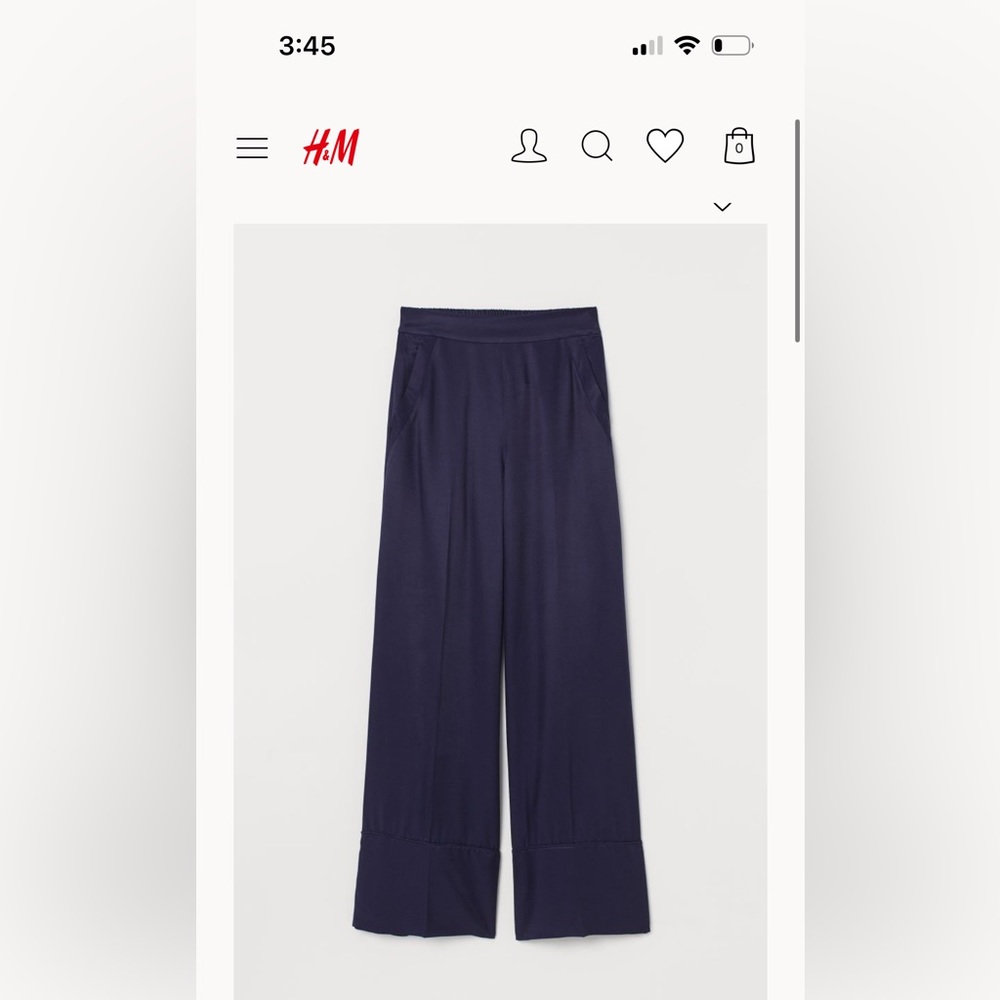 Mantsho H&M dark blue pants size 6